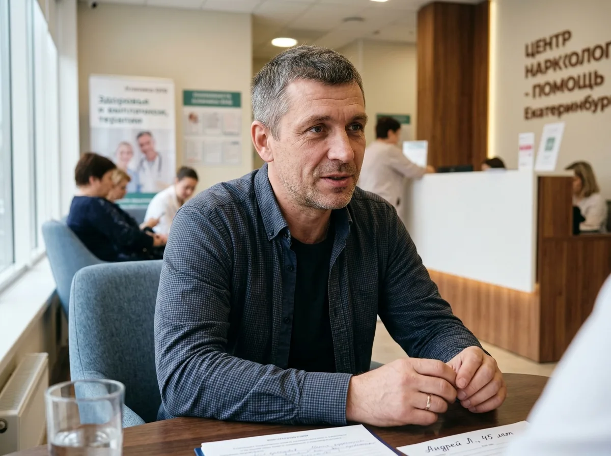 Аватар пациента Андрея Л., мужчина 45 лет Екатеринбург, брат которого получил помощь нарколога при недельном запое